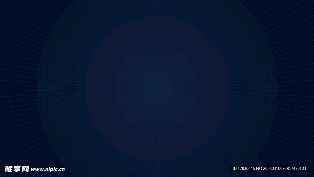 深蓝色渐变圆形图案