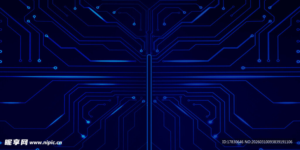 科技感电路板背景图