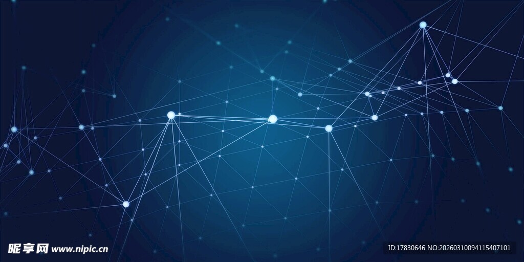 科技感网络连接背景图