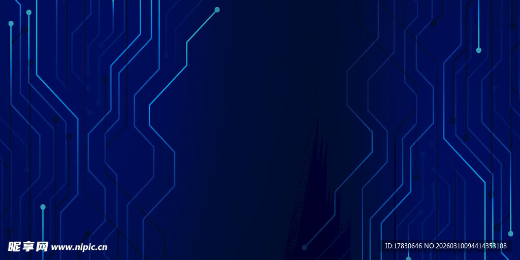 科技感蓝色线条背景图案