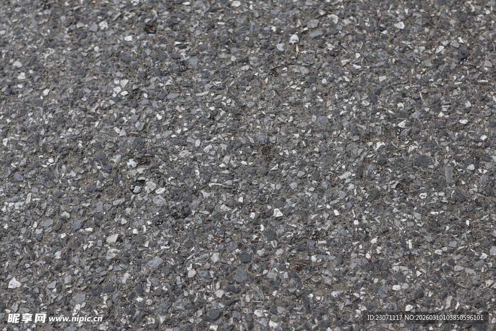 黑色碎石路面纹理