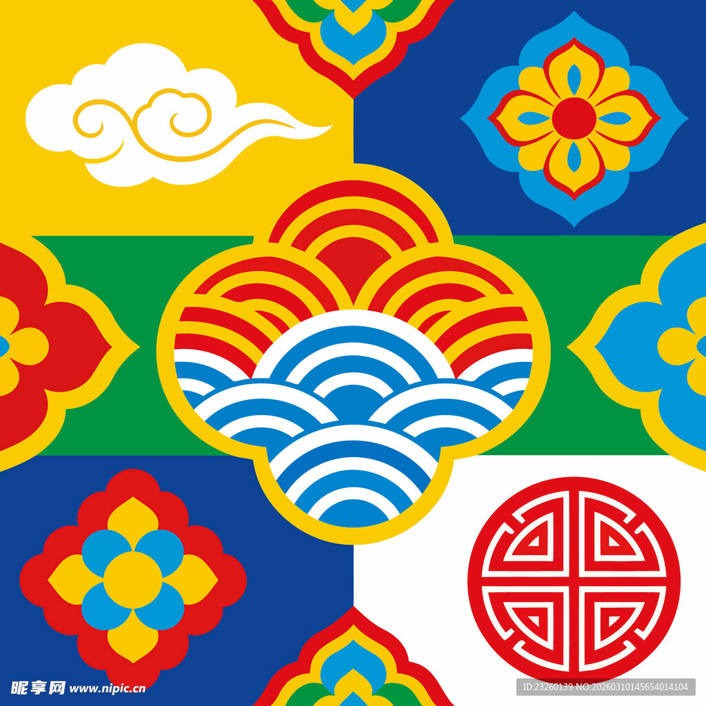 传统中式吉祥图案