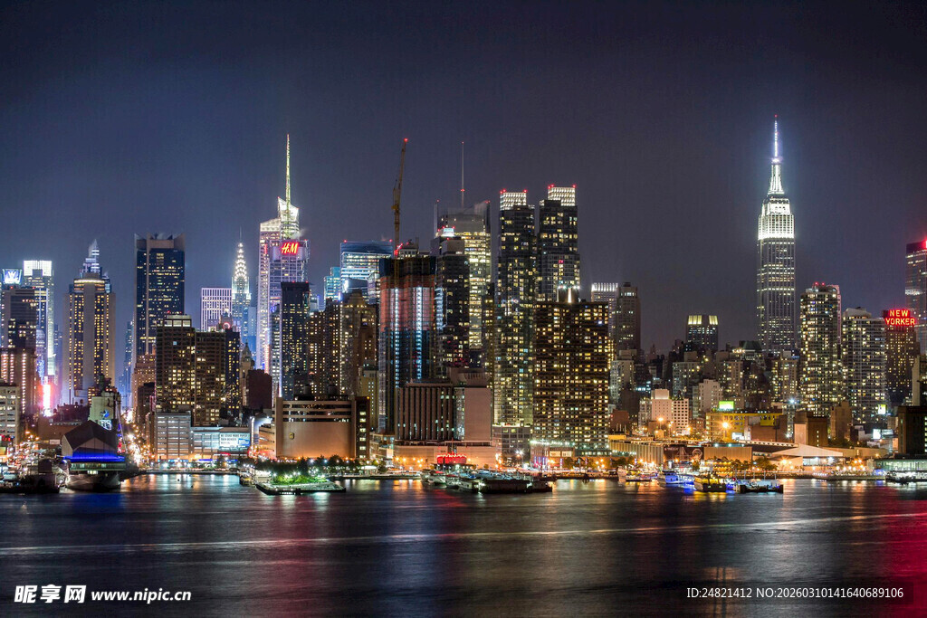 纽约璀璨夜景