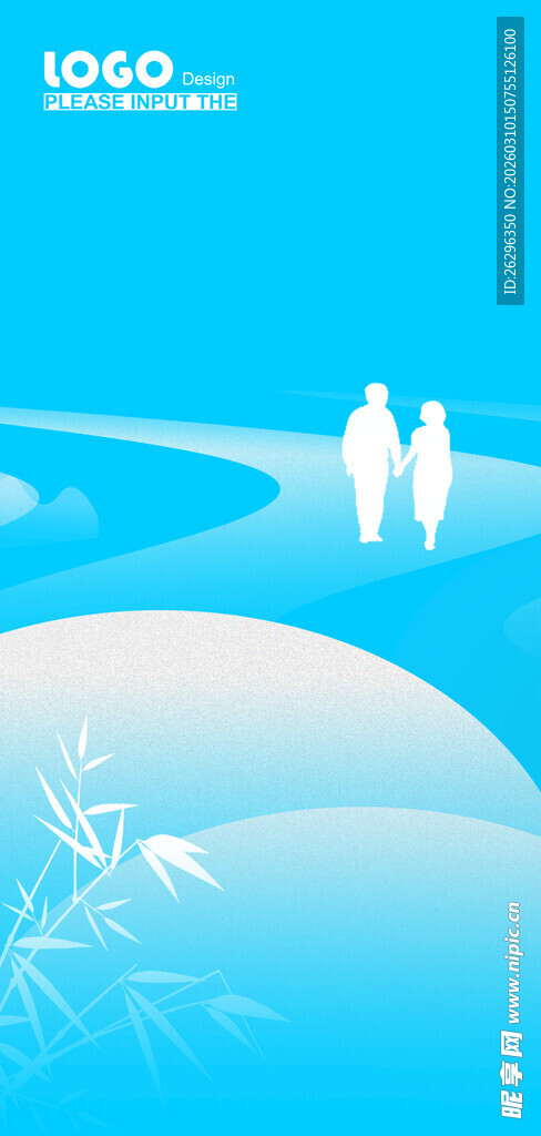 老年简约人物海报