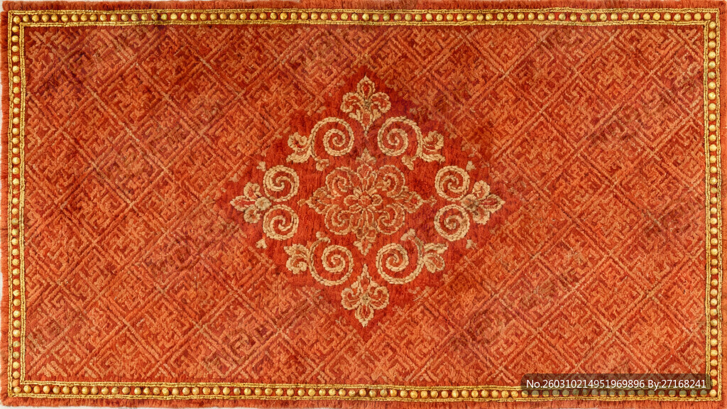 唐代地毯正面图