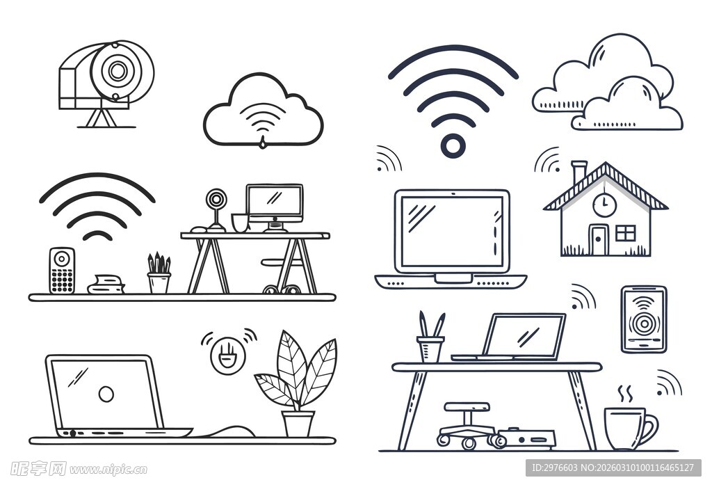 智能家居设备与网络元素