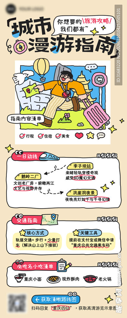 旅游出行通用线路