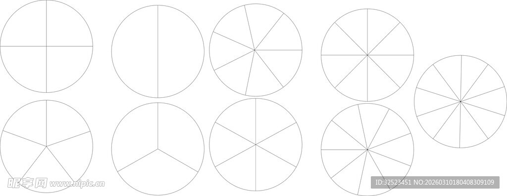 几何圆形图案集合