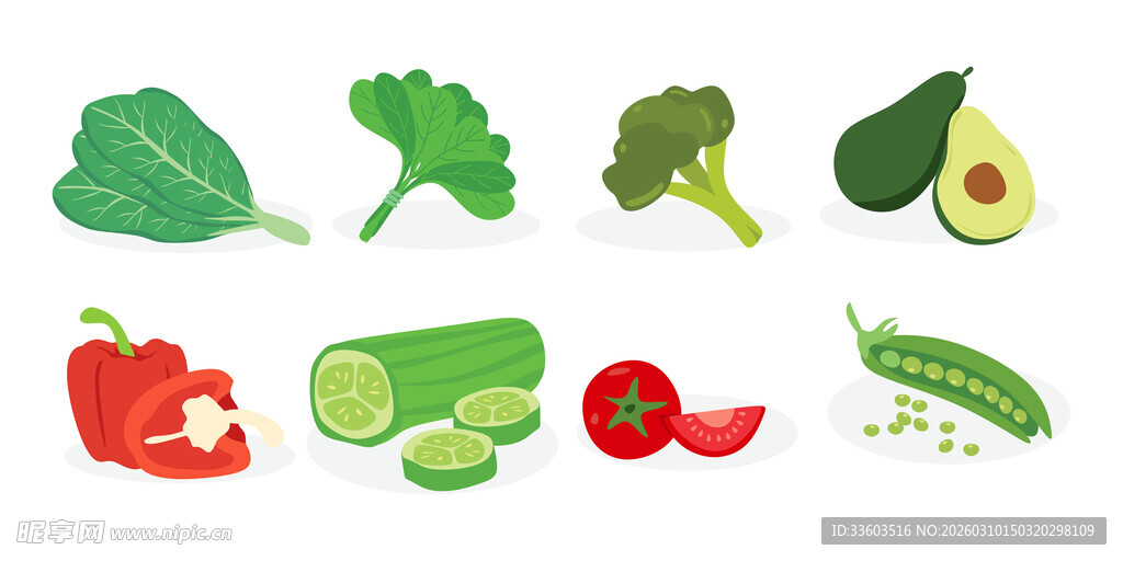 卡通果蔬合集