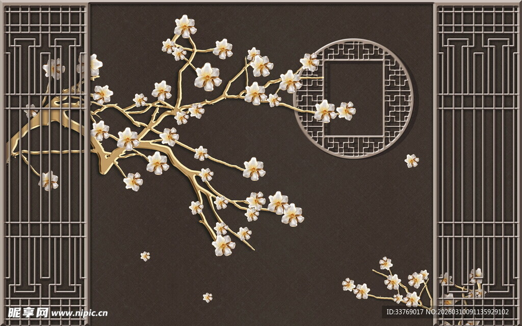 工笔花鸟画图片