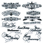 节日装饰字体设计集合