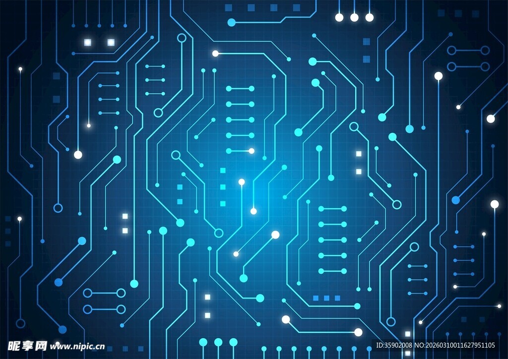 科技感电路板背景图案