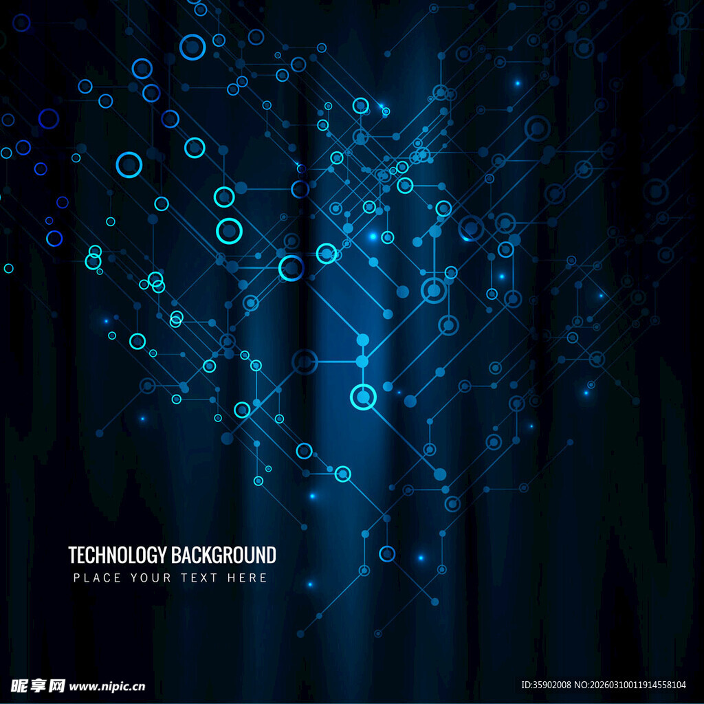 科技感数字网络背景图