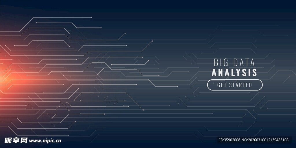 科技感未来线条背景图