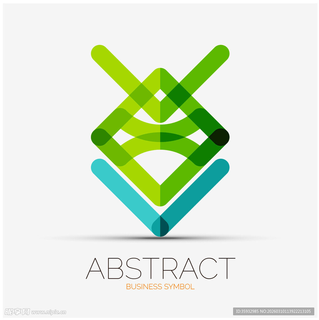 抽象几何线条图形设计