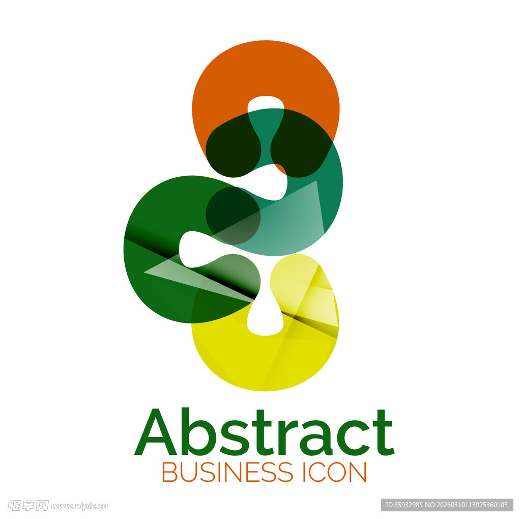 抽象商业循环图标