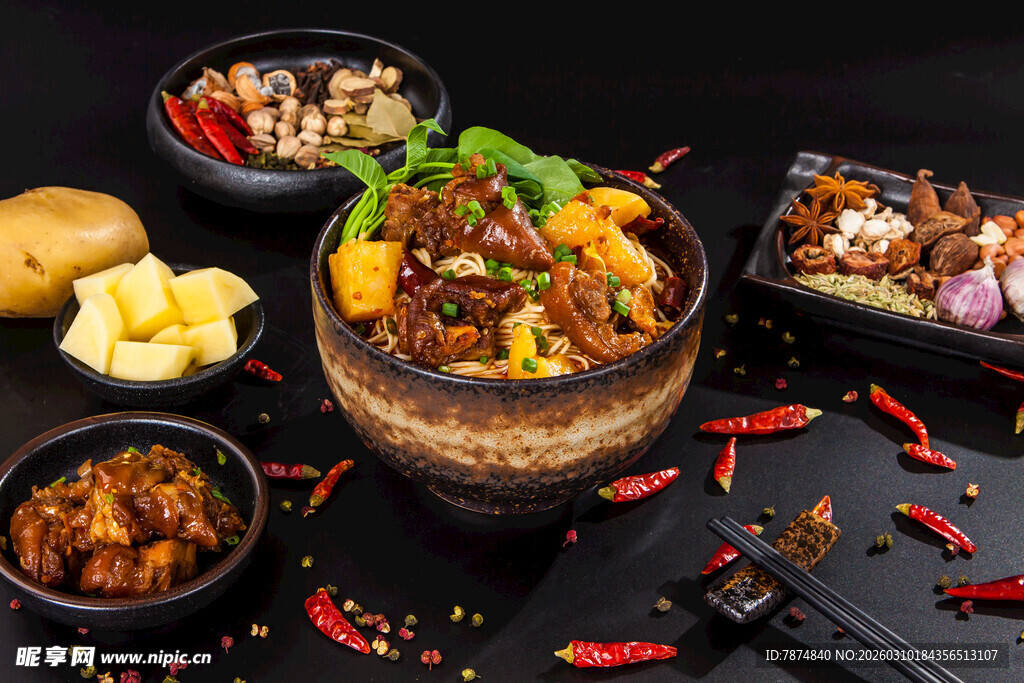 多样美味中式菜肴展示