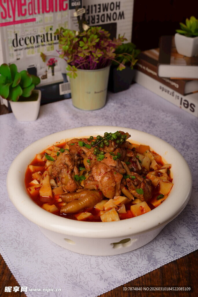 美味水煮肉片 诱人色泽