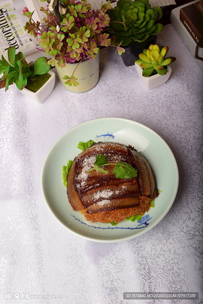 美味酱汁牛排摆盘精致