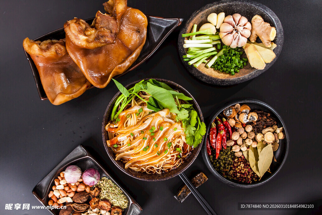 多样美味卤味小吃集合