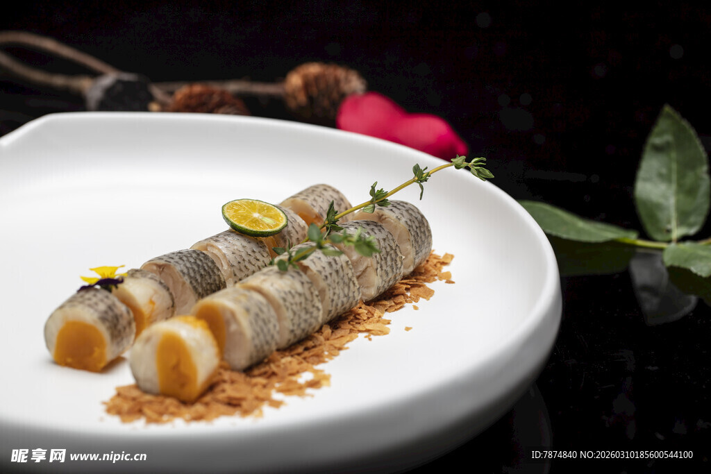 精致美味的特色卷类美食