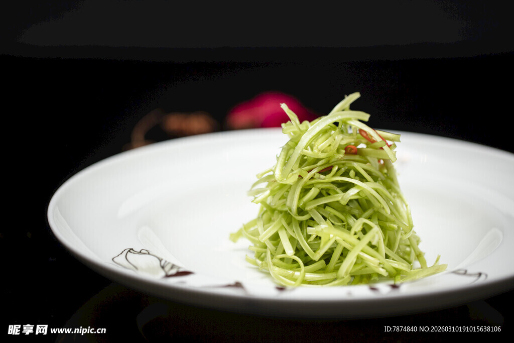 清爽凉拌西葫芦丝