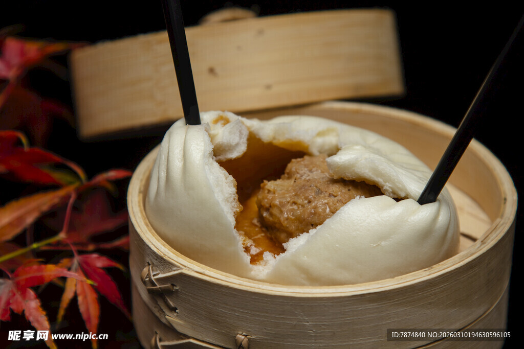 美味汤汁小笼包