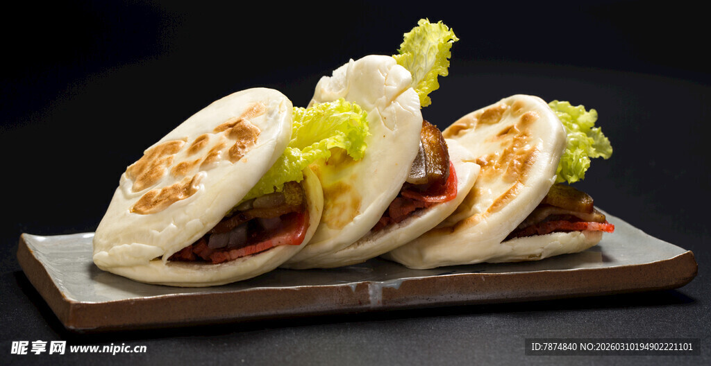 美味夹馅饼 新鲜诱人