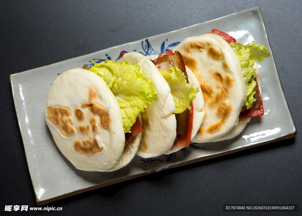 美味中式夹馅饼展示