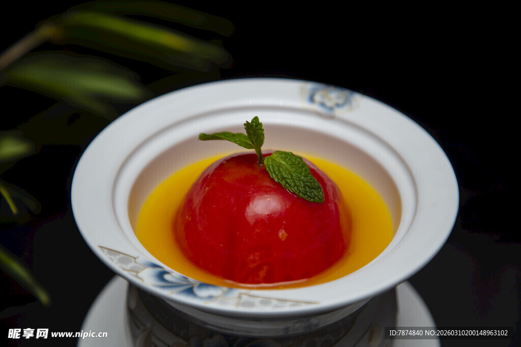 番茄配金汤 精致美食赏