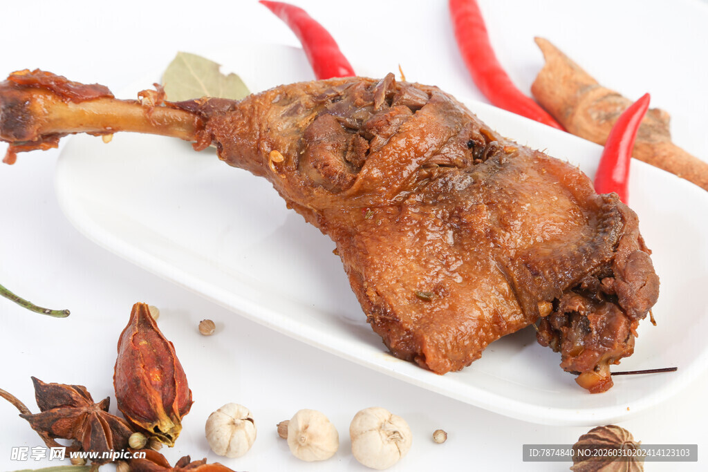 卤香鸭腿 诱人美味佳肴