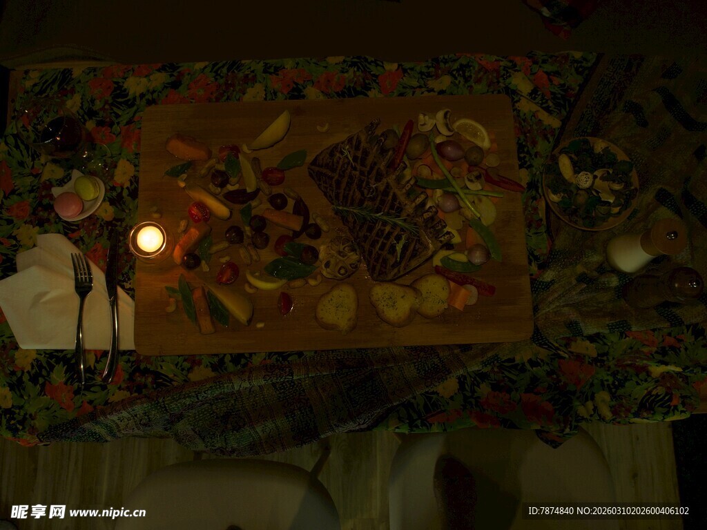 复古温馨的室内装饰场景