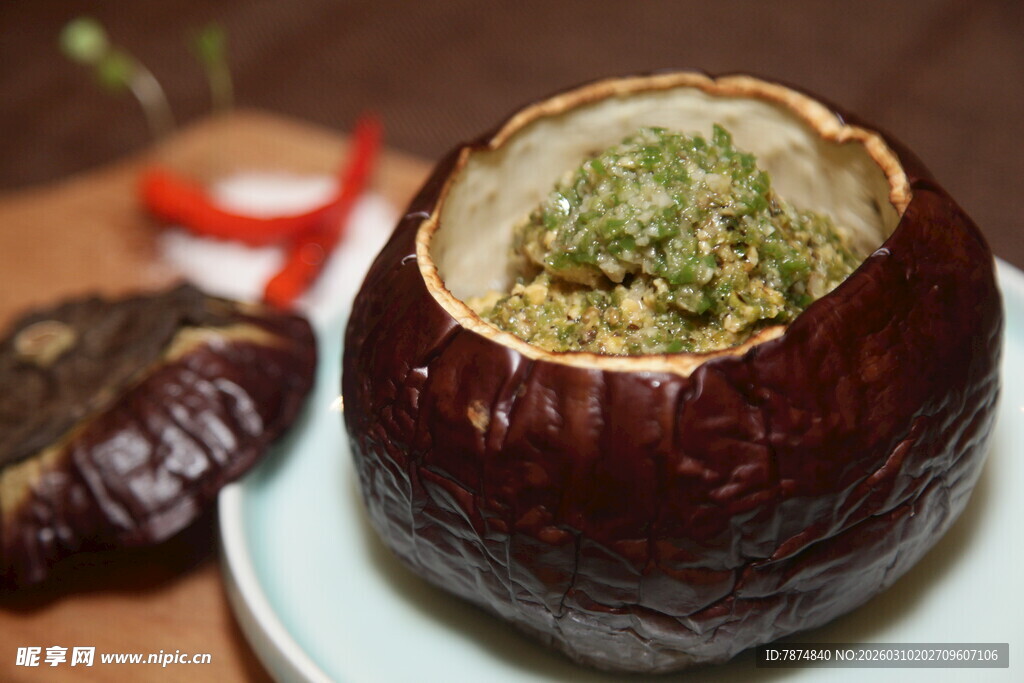 香菇酿菜 美味创意佳肴