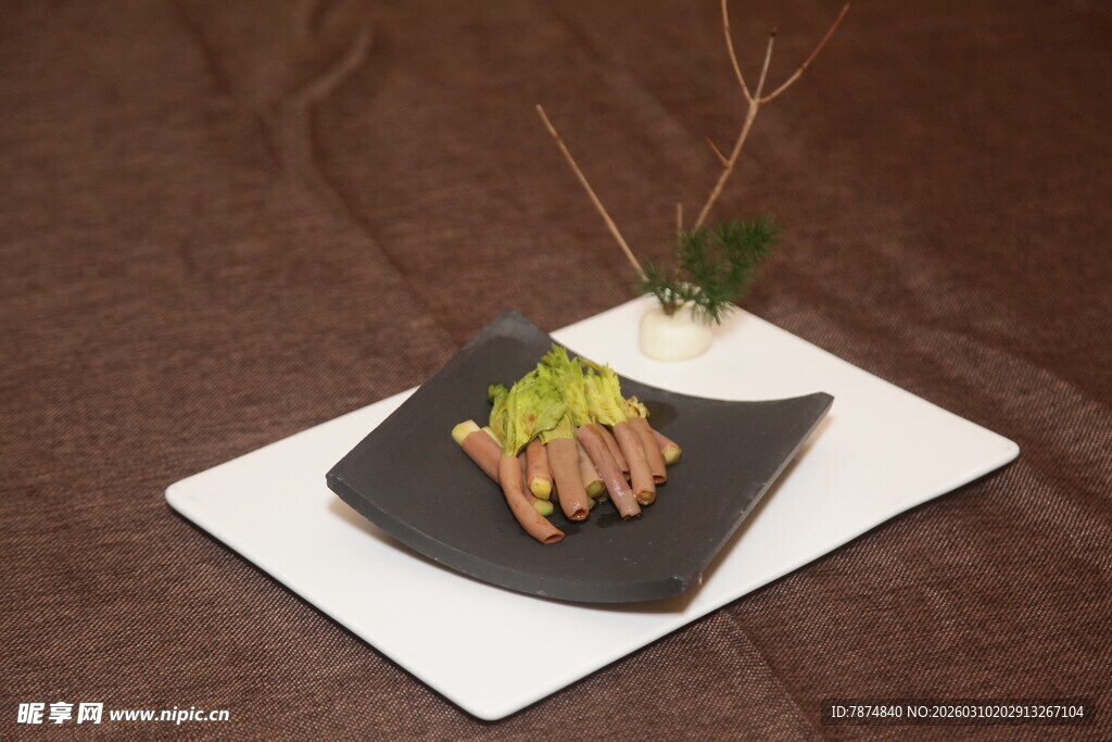 精致日式炸物摆盘