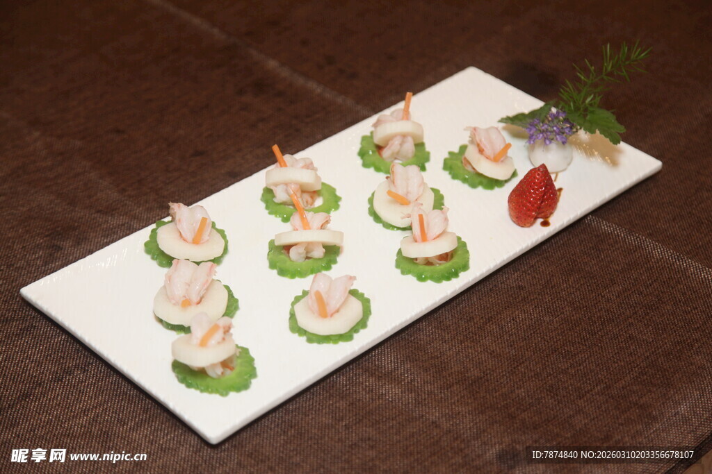 精致寿司摆盘
