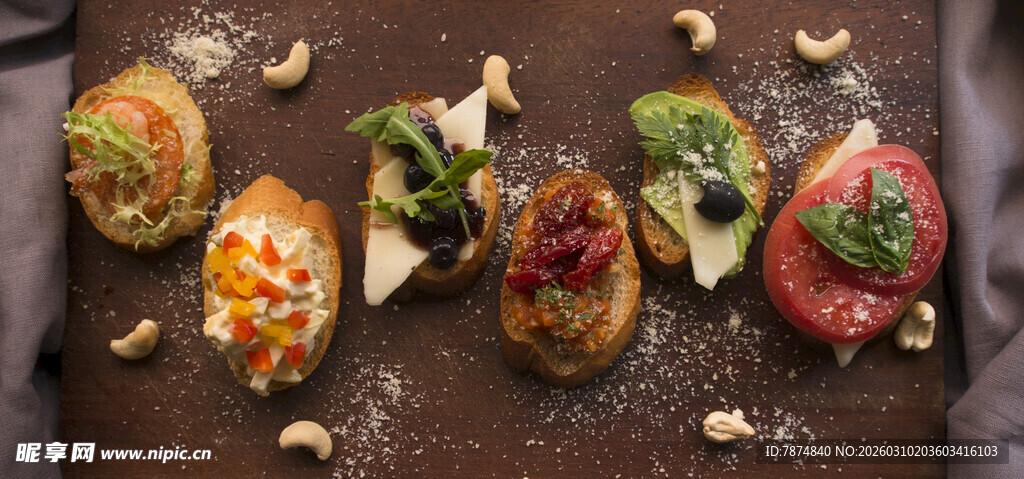 多彩精致小食拼盘