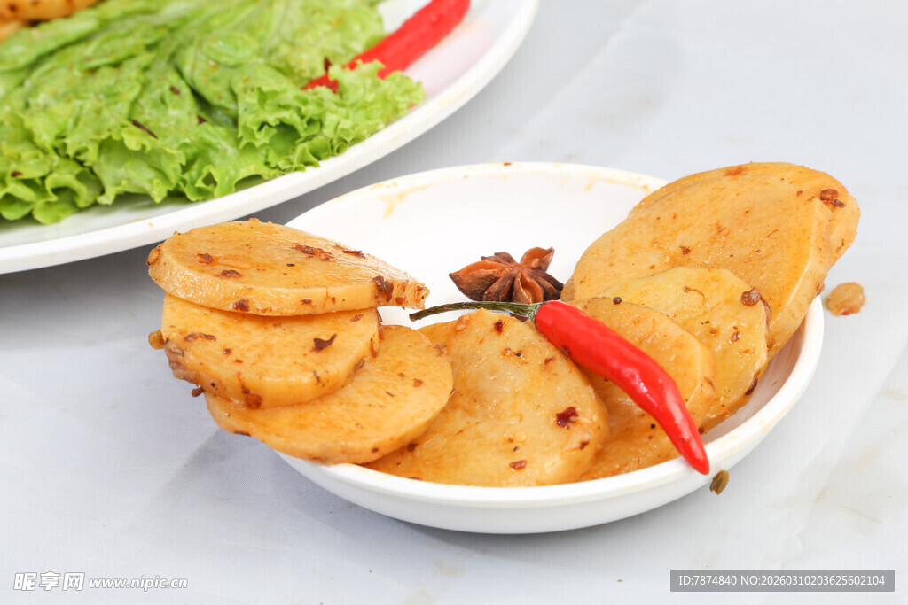 香煎土豆片 美味佐菜