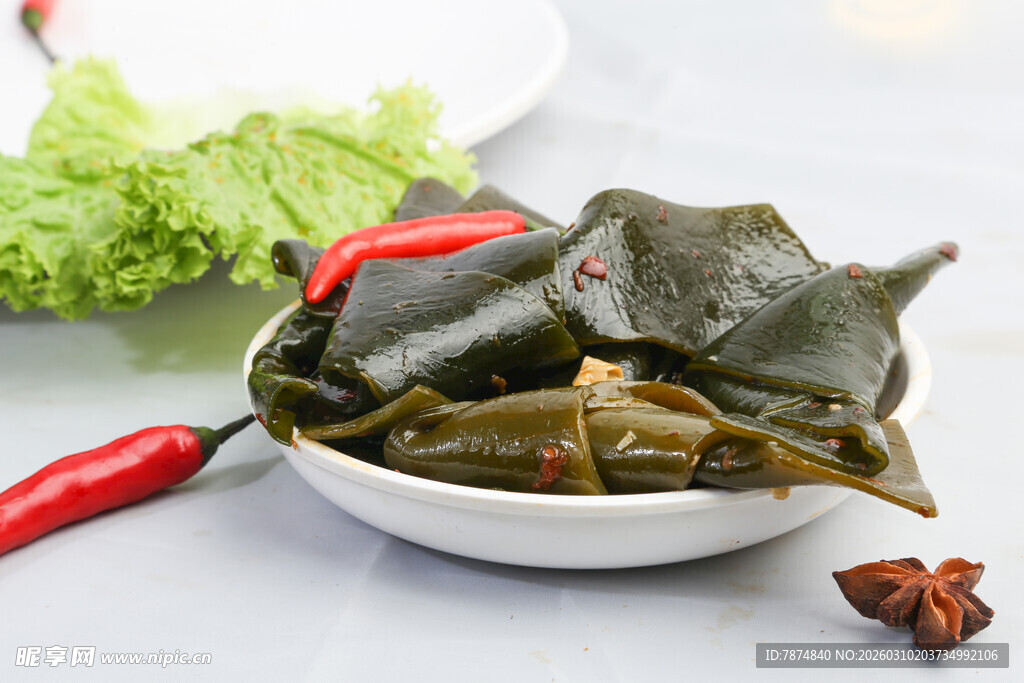 美味海带结 佐以辣椒香料