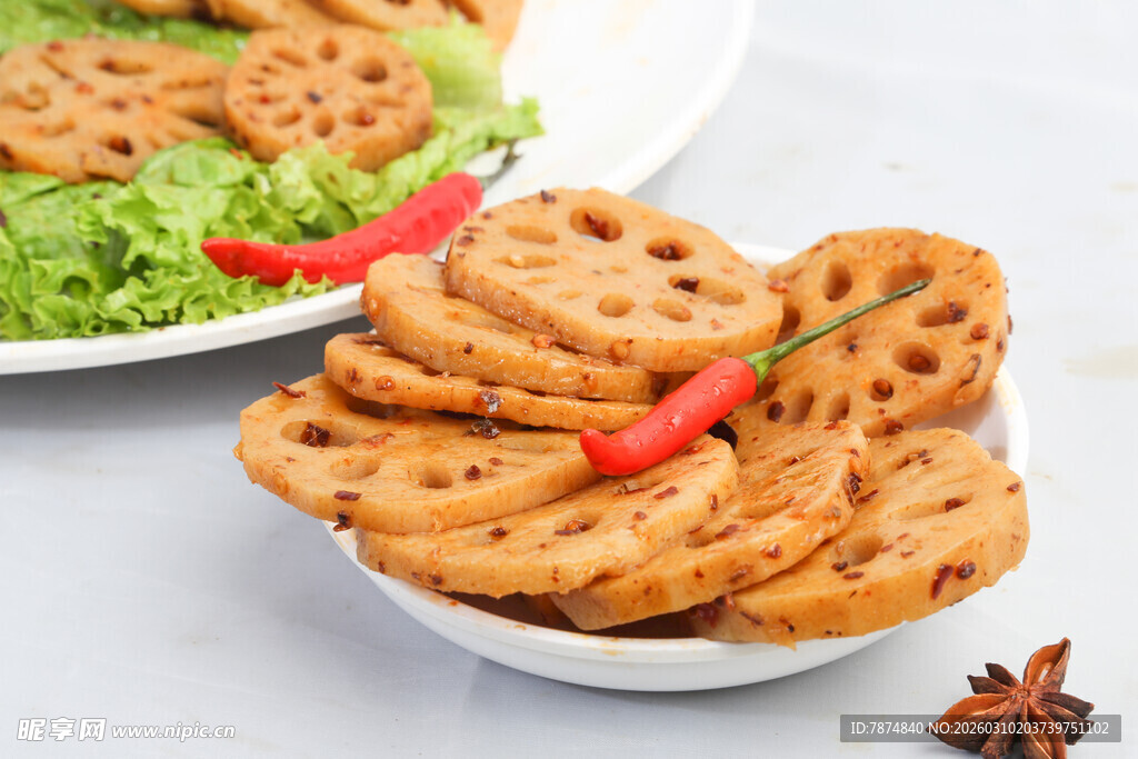 香辣藕片 美味诱人