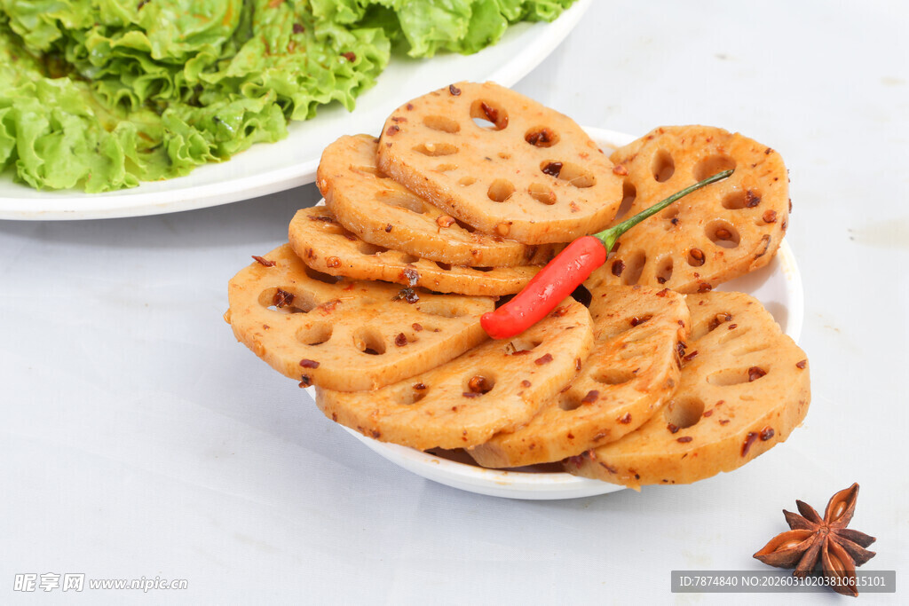 香辣藕片 美味佐餐小菜