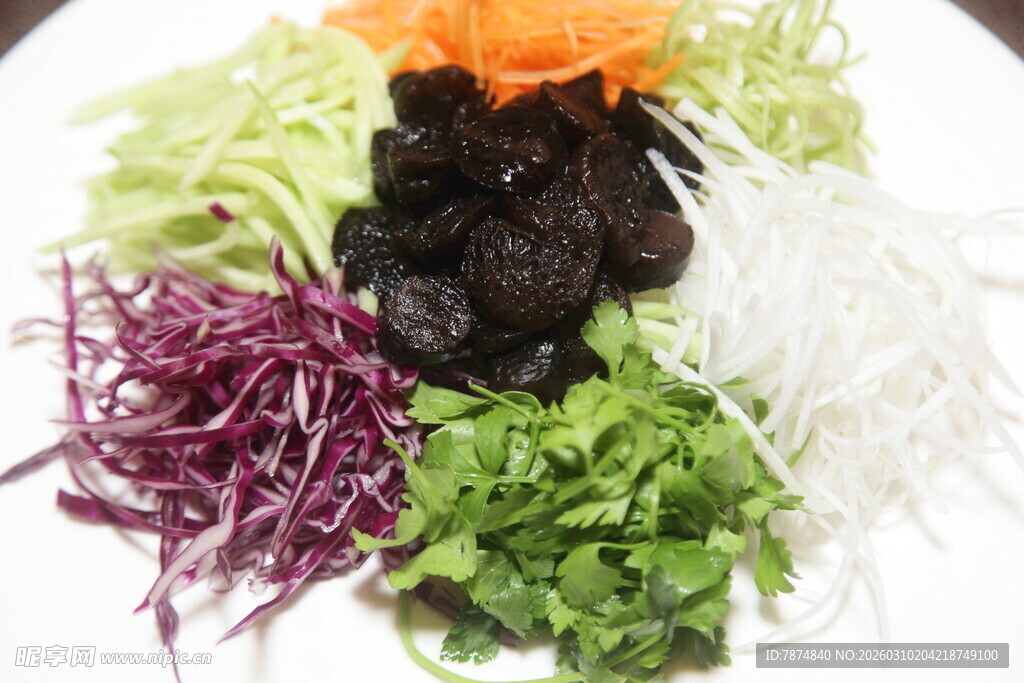 多彩新鲜蔬菜拼盘