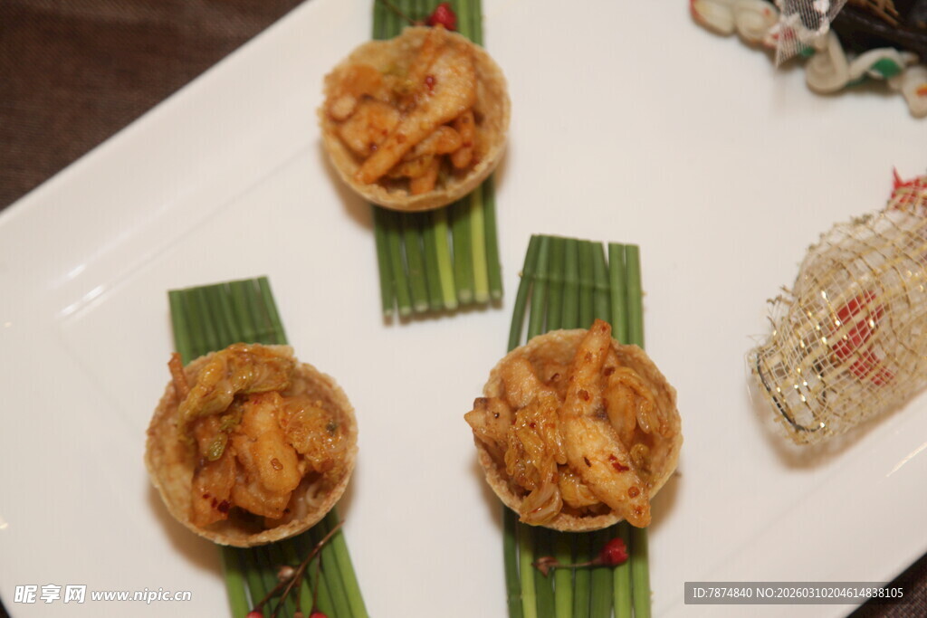 精致中式点心拼盘