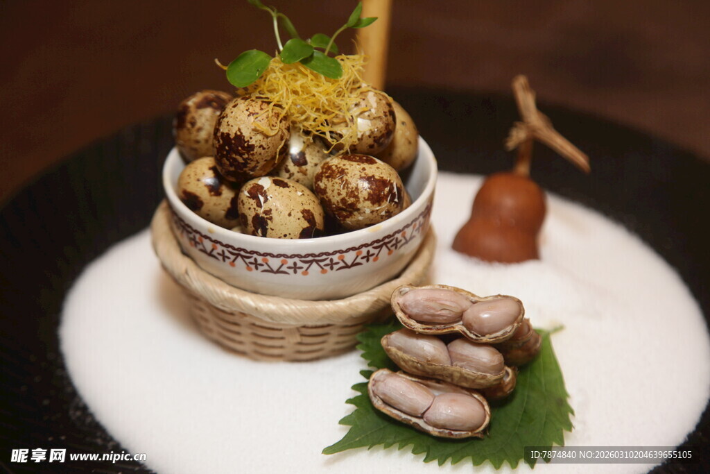 精致中式特色小吃摆盘