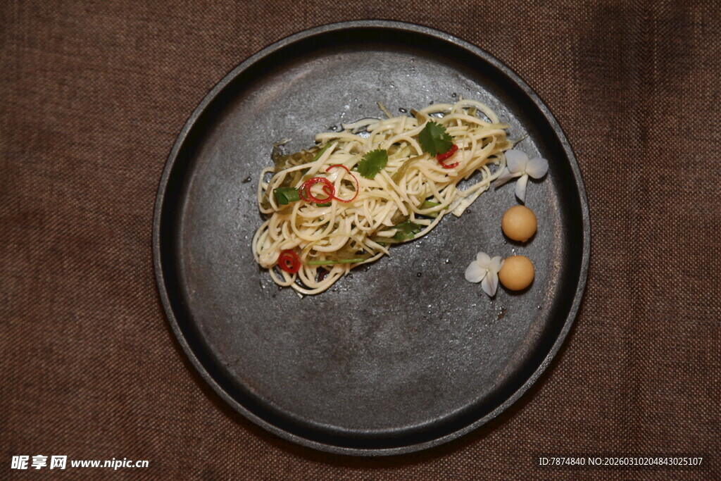 美味意面摆盘展示