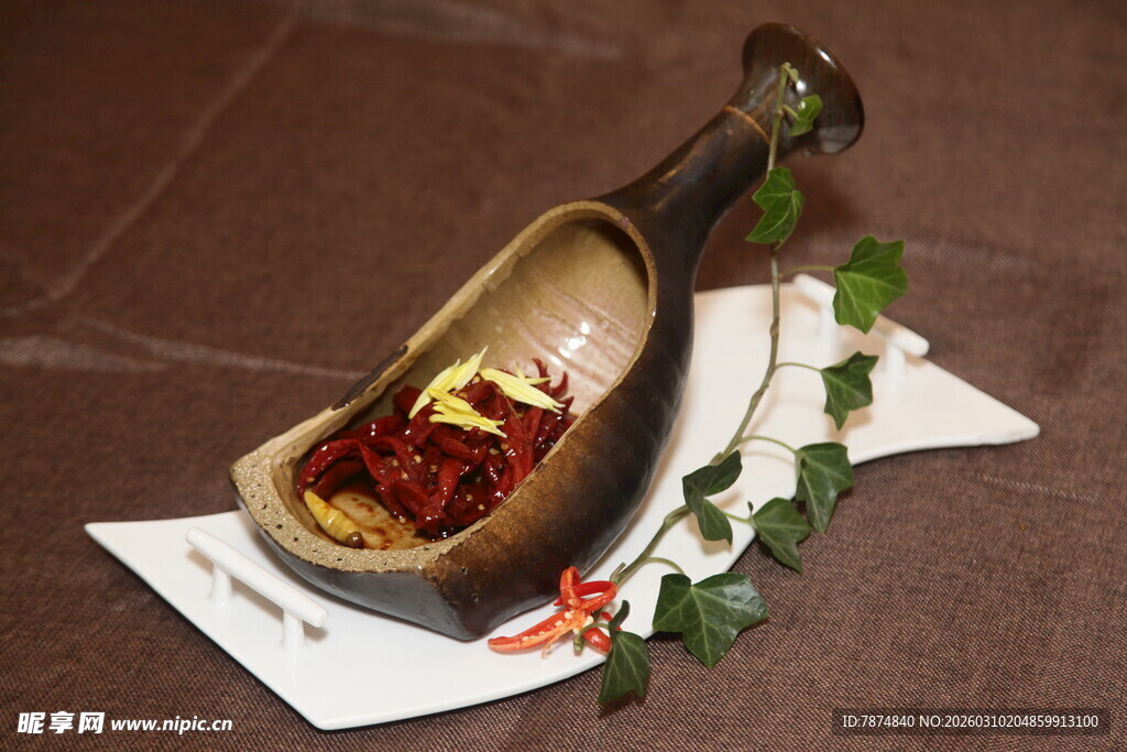 中式古风鞋型精致茶点