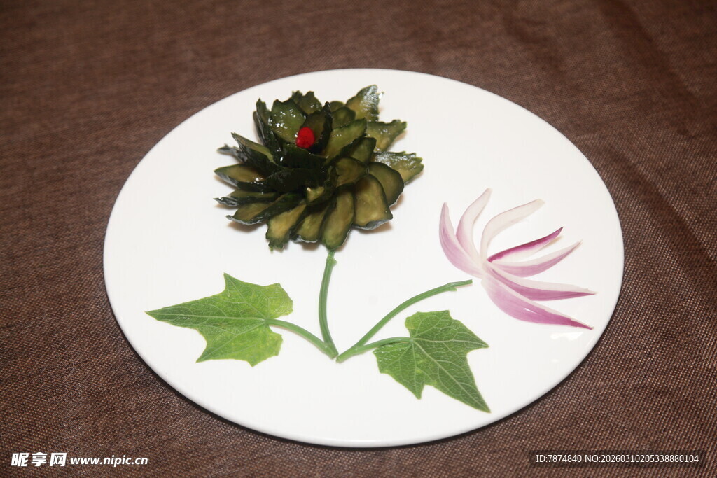 创意蔬菜花卉摆盘艺术