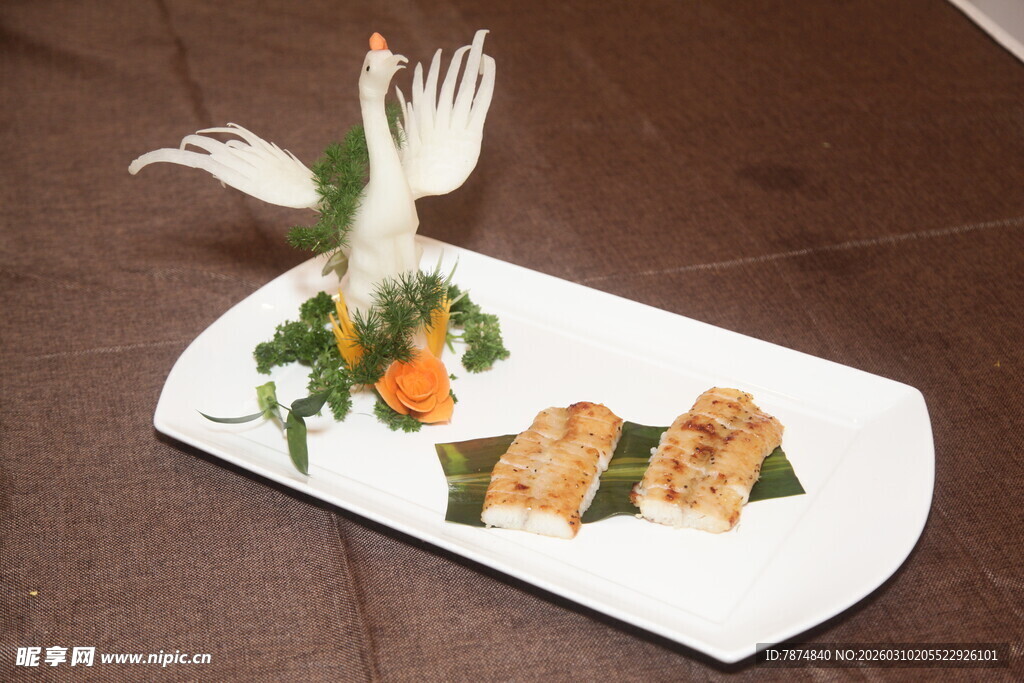 创意摆盘豆腐美食