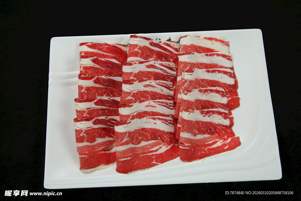 新鲜美味肥牛卷