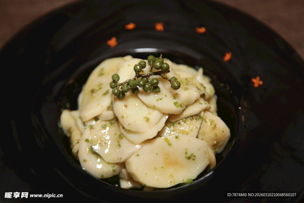 奶油蘑菇意面美食特写