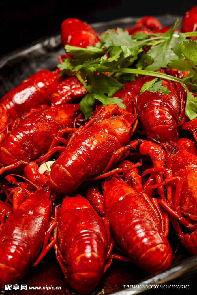 美味小龙虾 色泽诱人